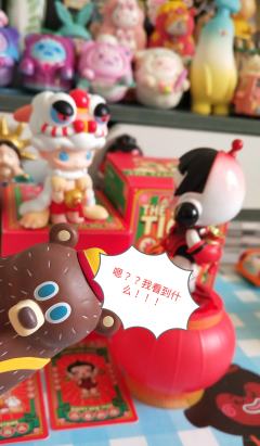 新春小剧场！主演丢灯熊🐻，友情出演蓝熊🐻，幕布舞狮dim