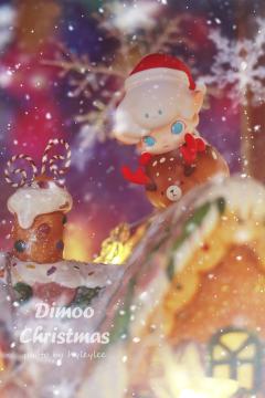 dimoo今年的圣诞偏可爱风，每款都是个小可爱。跟大家分享一