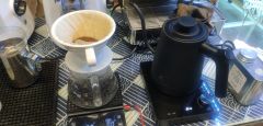 第一次喝哥伦比亚的瑰夏
烘焙度  浅控豆
用了18克豆   