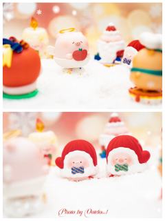 这个圣诞拍了好多娃~把最爱的三只猪都拍到了！也算圆满！