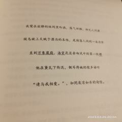 那一束月光2的方柚可?还是萤火虫之墓的小女孩?
《句号》