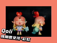 
涂装师：Qoli
作品名称：独角兽女孩-彩虹
创作思路：收