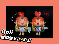 
涂装师：Qoli
作品名称：独角兽女孩-彩虹
创作思路：收