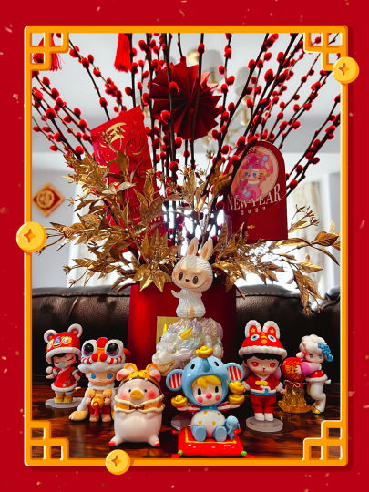 迎春装饰～花了一个月时间，聚集了多个IP，效果是不是还可以