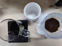 豆香：淡淡芒果+黑醋栗感
粉干香：热带水果糖的甜感
冲煮：栗