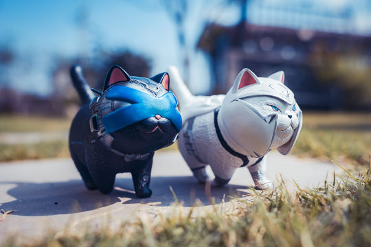 根据美慢 x战警中的 素材 完成了两只客户定制作品 分别为 猫版 x博士与万磁王  
