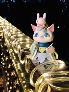 猫咪在我家空中花园臭美一下😍🥰