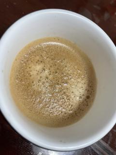 520了，拉花还是菜菜。强行💗
油脂还是比较丰富的，搭配了
