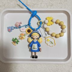 客订款
花遇和早安、花园，太适合做钥匙扣了，还要做一个私藏�