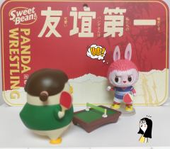 咱就是说来一场“友谊第一，比赛第二”的乒乓球赛吧！看看谁能赢