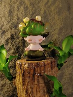 DIMOO冥想和巴西木真的绝配，我养了一个月的巴西木终于长得