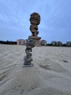 来阿那亚合影留念啦