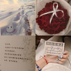 “如果爱意能在前路与你重逢，下一程，能否为我折一支玫瑰，让它