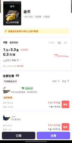 🙉地牢之子金币交易全新改版，更快更爽的买卖体验来啦！
✅实