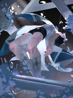 来临界试试啦！浅发几张作品！前面四张是同人创作，后面两张是稿