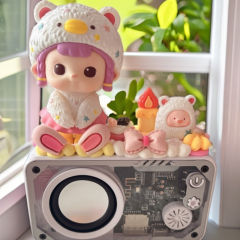 小猪妹星星发条鸭奶油胶低音炮音箱，可爱鸭𓅿𓅹