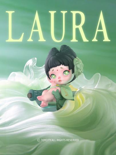 LAURA成为了春天的使者🌱以一种优雅而忧郁的姿态半依在一幅春意盎然的画卷旁📜细腻的笔触描绘出了春天的无尽生机「快来pick你心动的LAURA」 