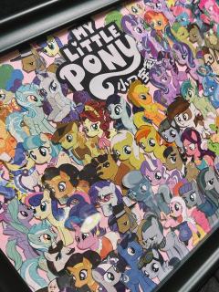 小马宝莉“百驹图”完成啦🦄🐴

小马宝莉卡再利用，买了那