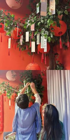 “想看我的心上人白衣金冠,想在坤华殿为他祈愿岁岁长安”
“希