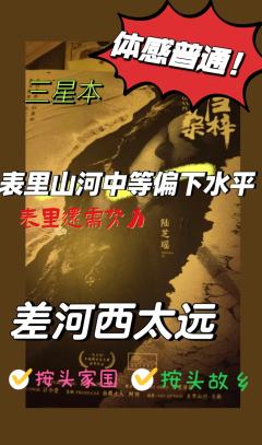 如果是一个新发行,勉强能到4⭐吧。
角色:陆芝瑶
剧本:归桑