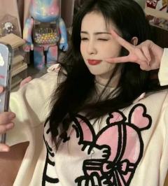 白鹿的美丽照片。