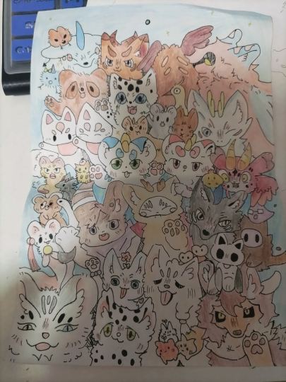 翻出以前6年级画的画太丑了。