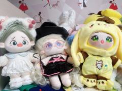 大家好，今天是一期爱豆棉花娃娃二创的教程
这次我选取了两个雨