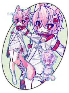 我嘞个双重人格画风，论稿图私图画风差距能多大……

前2p是