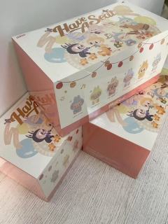 【正品现发】泡泡玛特LABUBU+拉布布坐坐派对系列搪胶脸毛