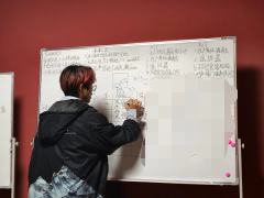 “重生之我在安美纳斯推箱子”研讨会,大型空间几何现场
2