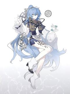 我画正比orQ版
模特是自设，是蓝兔兔哦