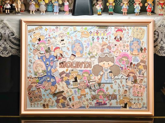 对molinta一见钟情在无数盲盒堆叠的潮玩店里如清泉般特立独行不夸张不暗黑恰恰是我们内心里对自己的期许———一个干干净净、自洽、浪漫多姿的女孩