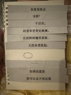 
冰冢亘古、永夜空明。
生命短暂喘息里，失去比鸿毛轻易。

