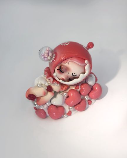 sp改娃一心漾（off）心漾轻躺，爱海泛涟，温柔了岁月，浪漫了时光。喷涂加 ab补土造型