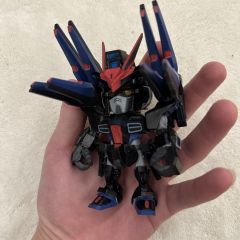 泡泡玛特QMSV强袭正义高达爆改
豪鬼「天」暗黑血红甲爆改涂