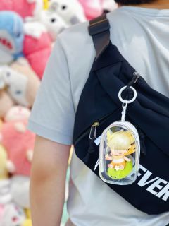 我从来没想过盲盒都能成为男生的时尚单品，别说还真别说，这个奶