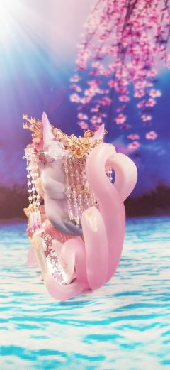 Nanci囡茜改娃 东方灵瑞之九尾狐
昨晚加班到三点，总算出