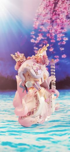 Nanci囡茜改娃 东方灵瑞之九尾狐
昨晚加班到三点，总算出