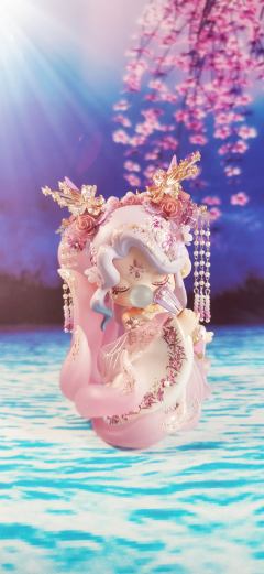 Nanci囡茜改娃 东方灵瑞之九尾狐
昨晚加班到三点，总算出