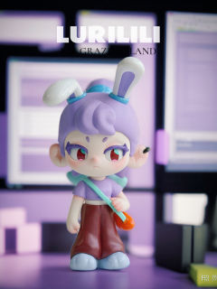 很酷的Y2K女孩璐粒粒
适合电竞人桌面搞一套～