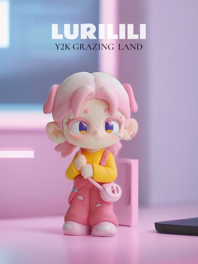 很酷的Y2K女孩璐粒粒适合电竞人桌面搞一套～