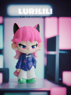 很酷的Y2K女孩璐粒粒
适合电竞人桌面搞一套～