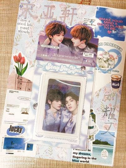 “故事就要各持一半好拼出整个浪漫💗”