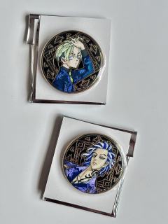 东京复仇者 原画展 浮雕吧唧 徽章 佐野万次郎 龙宫寺坚 花