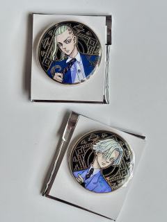 东京复仇者 原画展 浮雕吧唧 徽章 佐野万次郎 龙宫寺坚 花