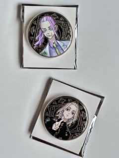 东京复仇者 原画展 浮雕吧唧 徽章 佐野万次郎 龙宫寺坚 花
