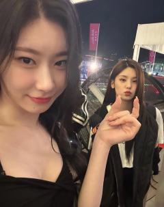 超鸡好看的闺头
＃kpop＃itzy＃黄礼志＃李彩领＃cp＃