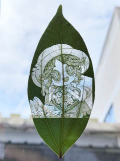 第五人格园丁艾玛树叶雕刻画