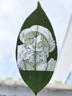 第五人格园丁艾玛树叶雕刻画
