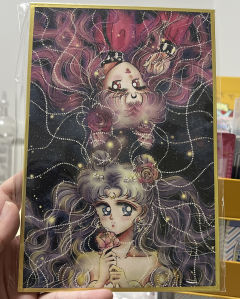 现在国内二创的谷子 越来越卷
磨砂面的色纸，真美